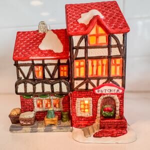 1995, Christmas Traditions, “Butcher House”, by Holiday Expressions